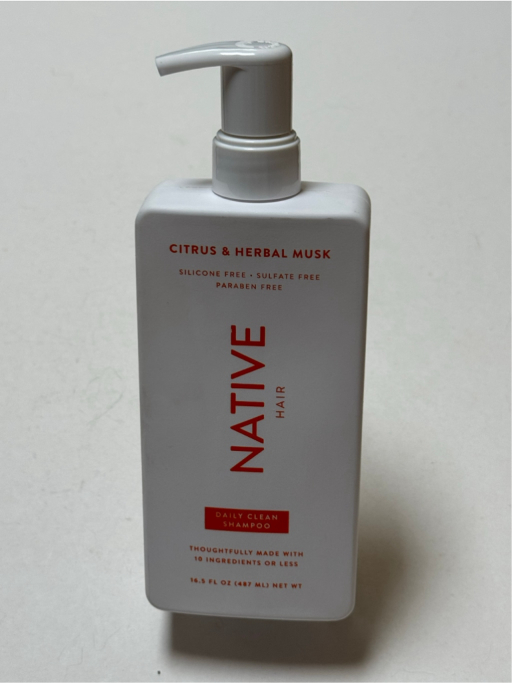 Native Citrus & Herbal Musk Daily Clean Shampoo 16.5 fl oz NEW